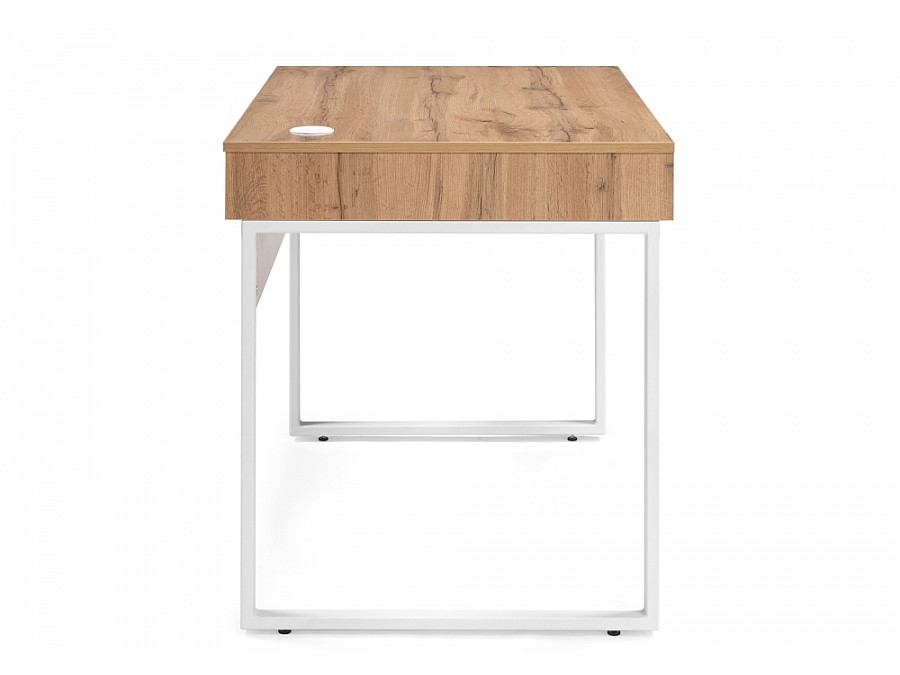 Компьютерный стол Реус дуб вотан / белый