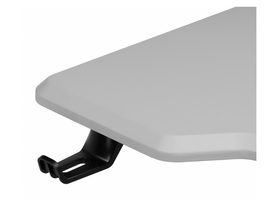 Маркос 140х80 светло-серый / черный