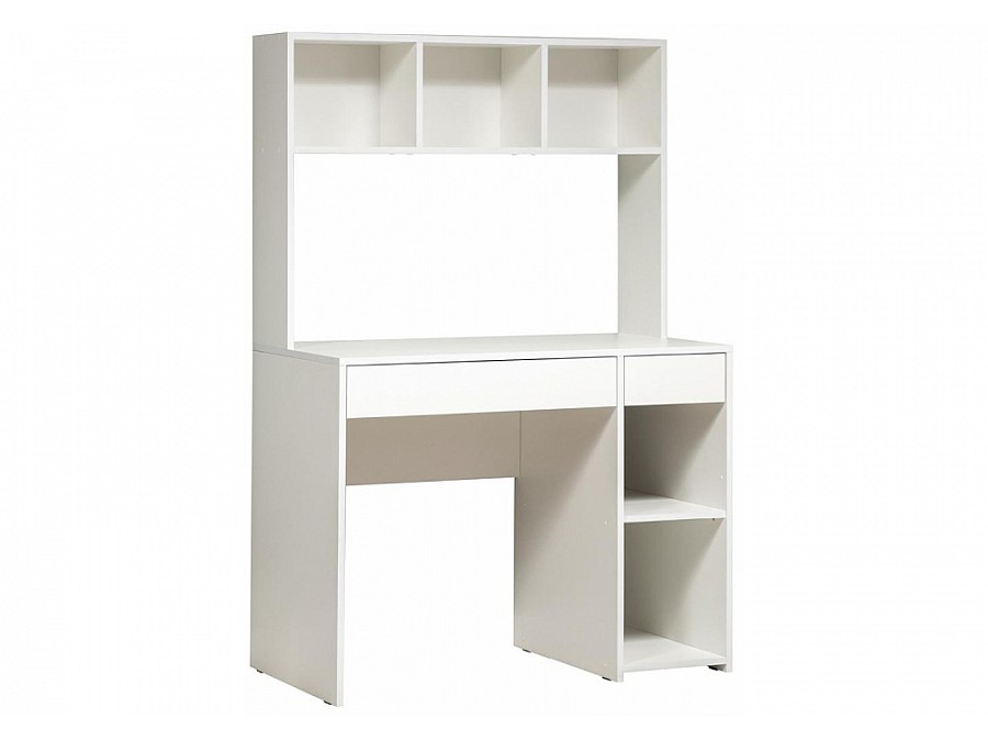 Компьютерный стол Комфорт 12.77 F белый РЕ шагрень