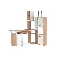 Компьютерный стол КС15 правый 142,7х130х175,2 дуб сонома