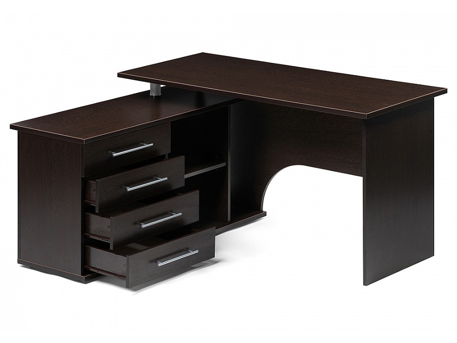 Компьютерный стол КСТ-109Л 127х140х75 левый венге