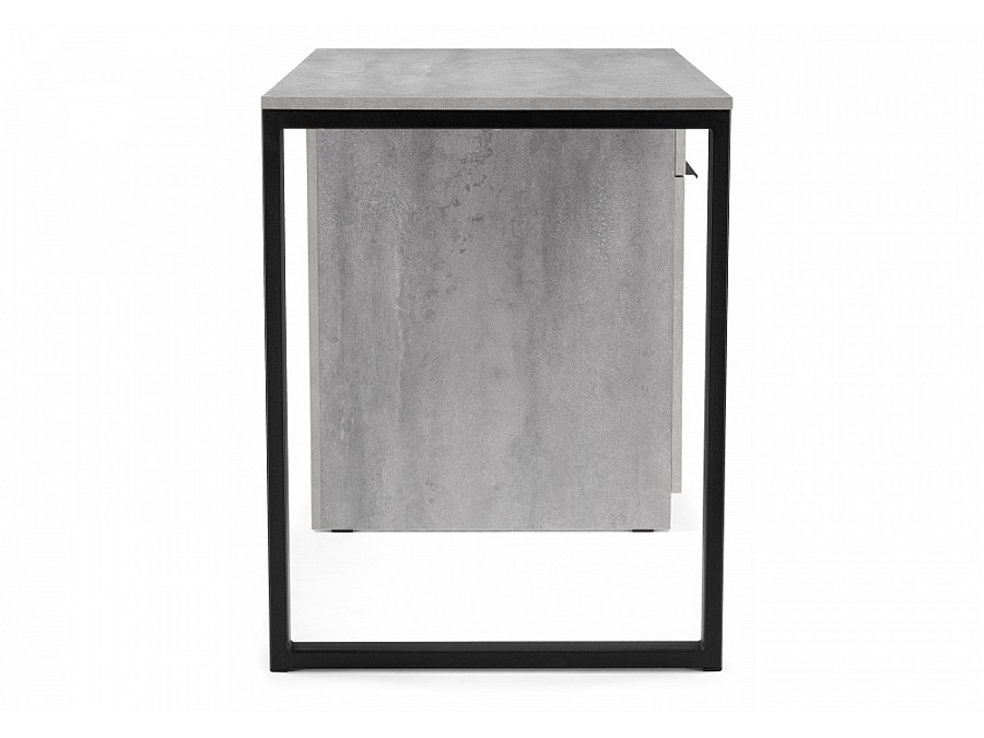 Компьютерный стол Бэтти Лофт 116х60х75 бетон / черный