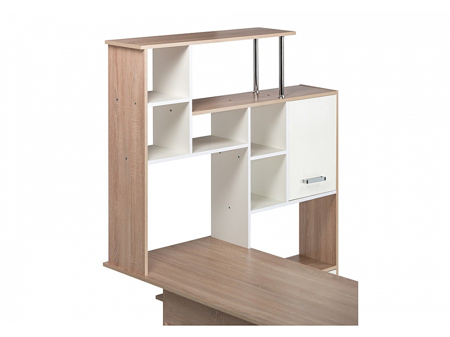 Компьютерный стол КС15 правый 142,7х130х175,2 дуб сонома