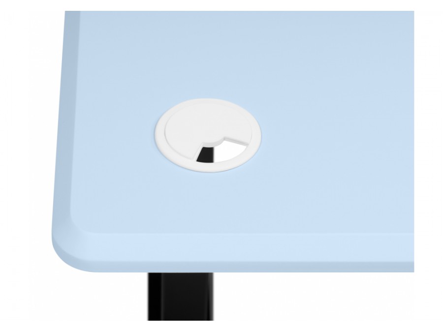 Маркос 120х75 голубой / черный