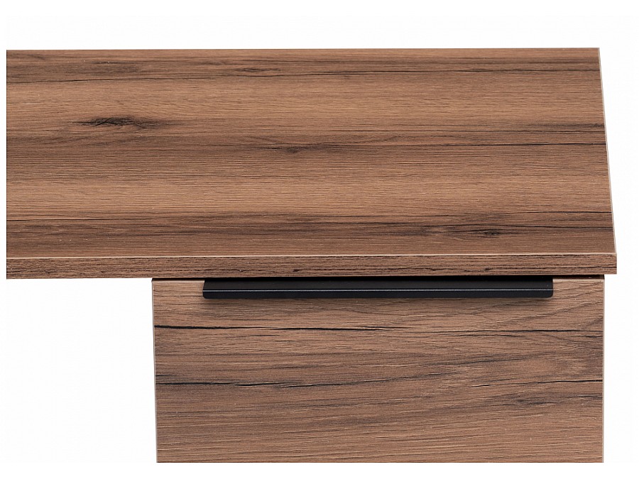 Компьютерный стол Бэтти Лофт 116х60х75 дуб делано темный / черный