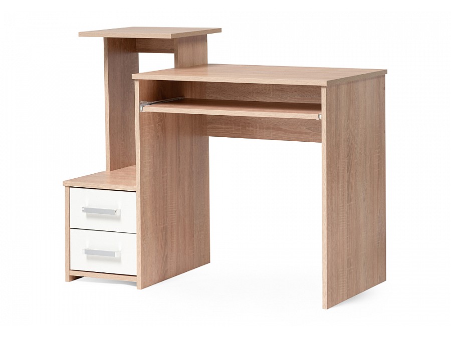 Компьютерный стол Джаз-24 99,6х49,4х86,4 левый дуб сонома