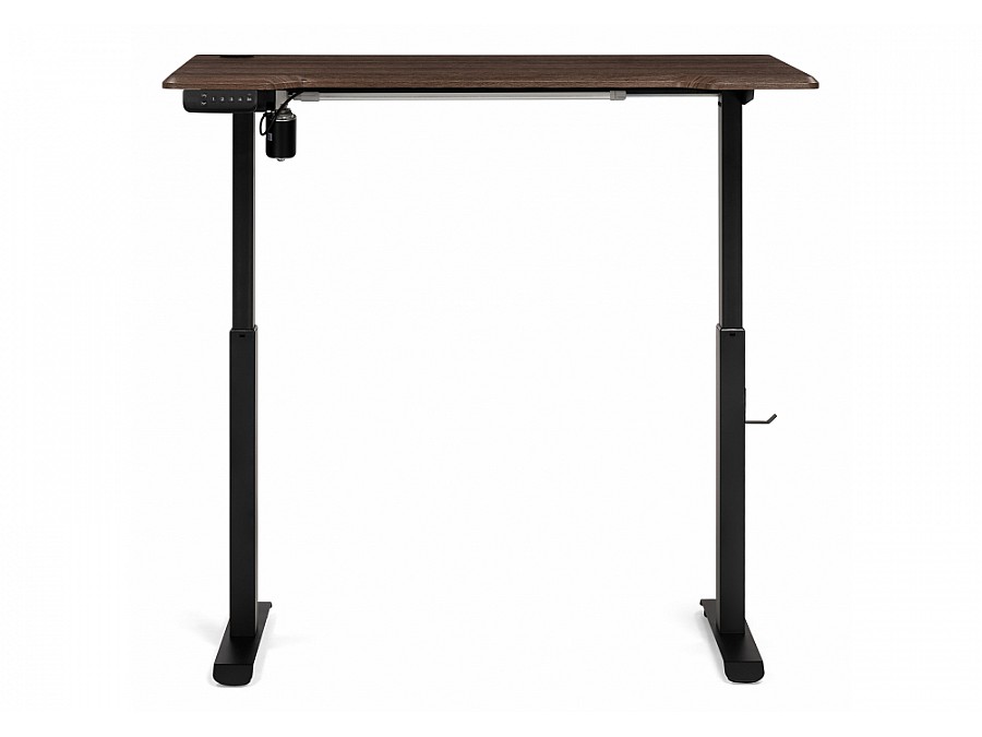 Компьютерный стол Маркос с механизмом подъема 120х75х75 черный / кантри орех