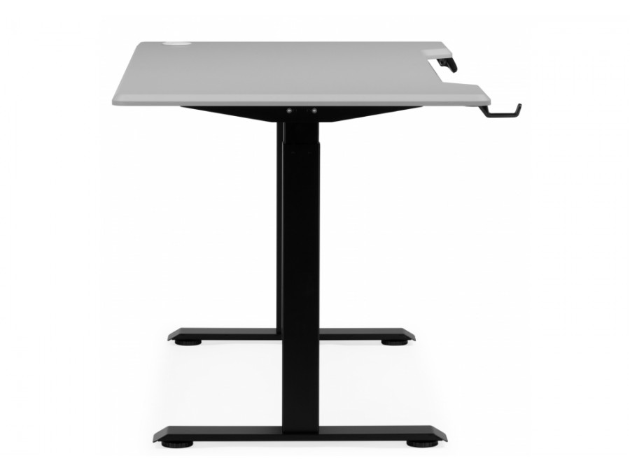 Маркос 140х80 светло-серый / черный