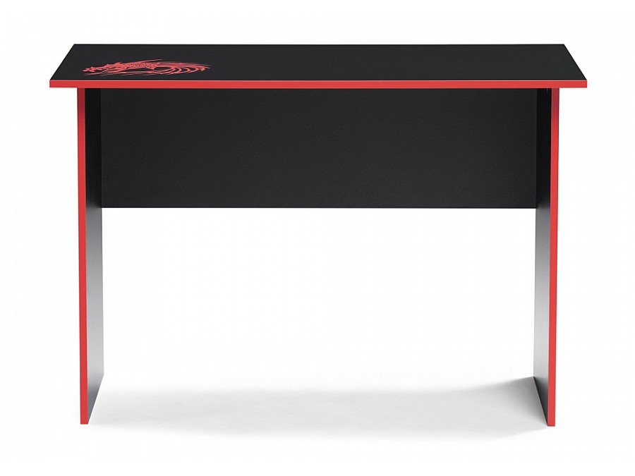 Компьютерный стол Эрмтрауд 110х60х75 черный / красный