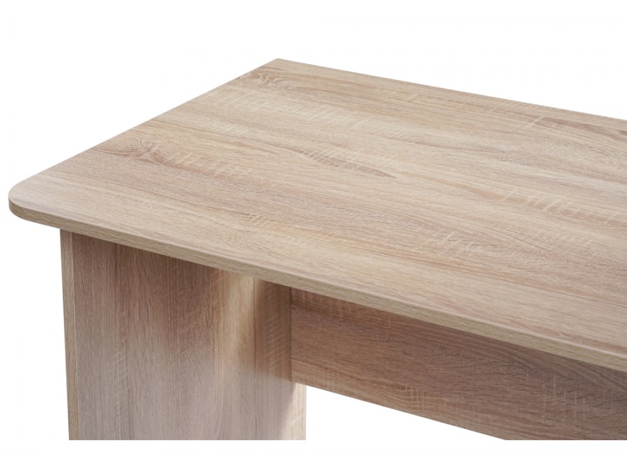 Компьютерный стол КСТ-14П 140х123,5х182,8 правый дуб сонома / белый