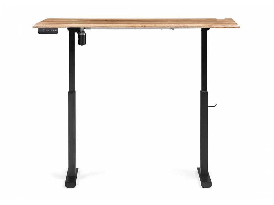 Компьютерный стол Маркос с механизмом подъема 140х80х75 дуб вотан / черный