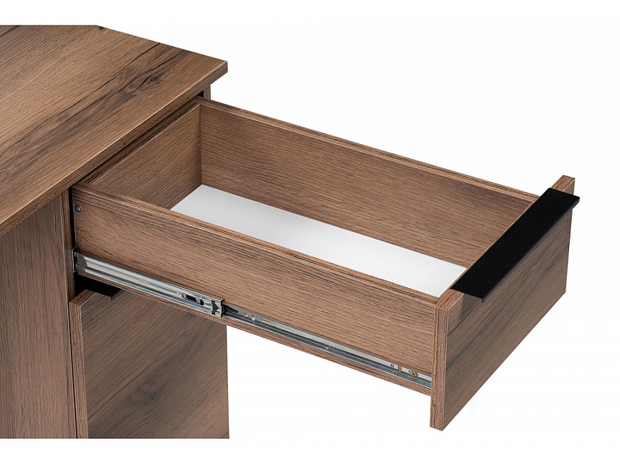 Компьютерный стол Бэтти Лофт 116х60х75 дуб делано темный / черный