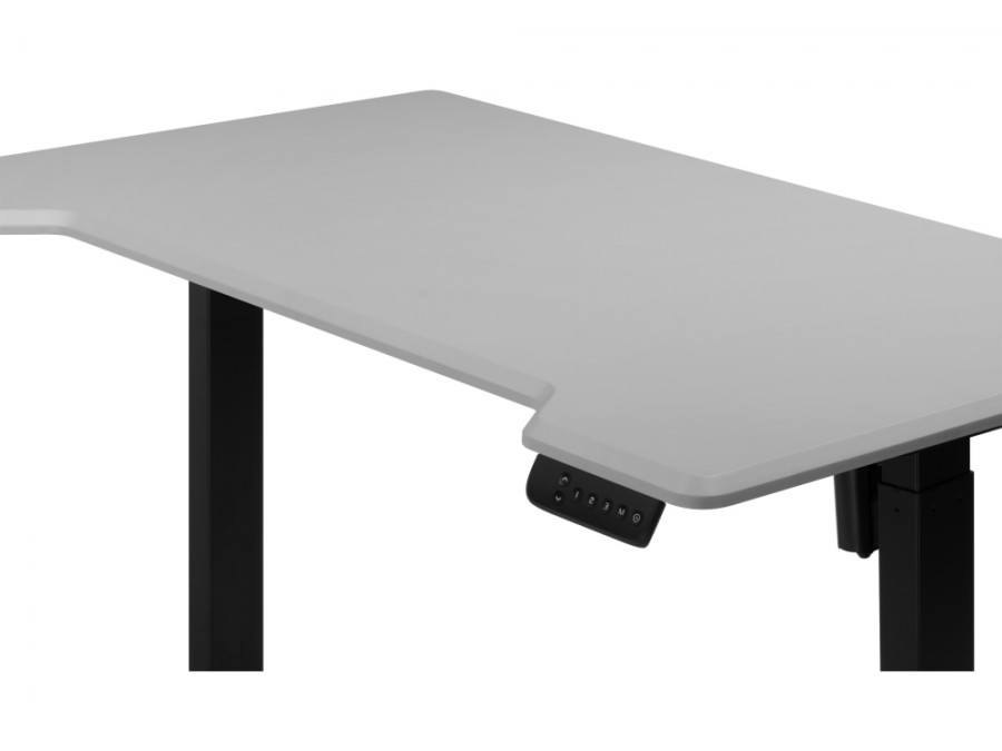 Маркос 140х80 светло-серый / черный