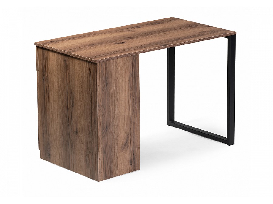 Компьютерный стол Бэтти Лофт 116х60х75 дуб делано темный / черный