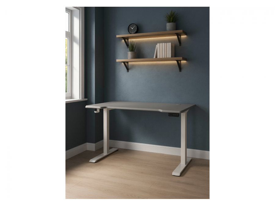 Маркос 140х80 светло-серый / белый