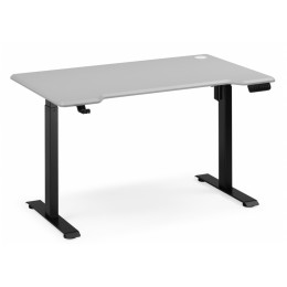 Маркос 140х80 светло-серый / черный