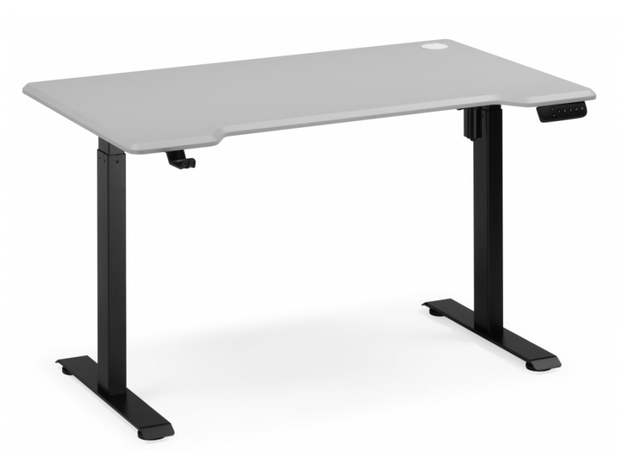 Маркос 140х80 светло-серый / черный