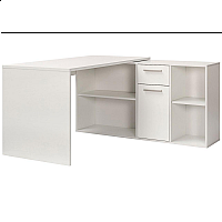 Компьютерный стол Лайт 03.245F белый гладкий 101