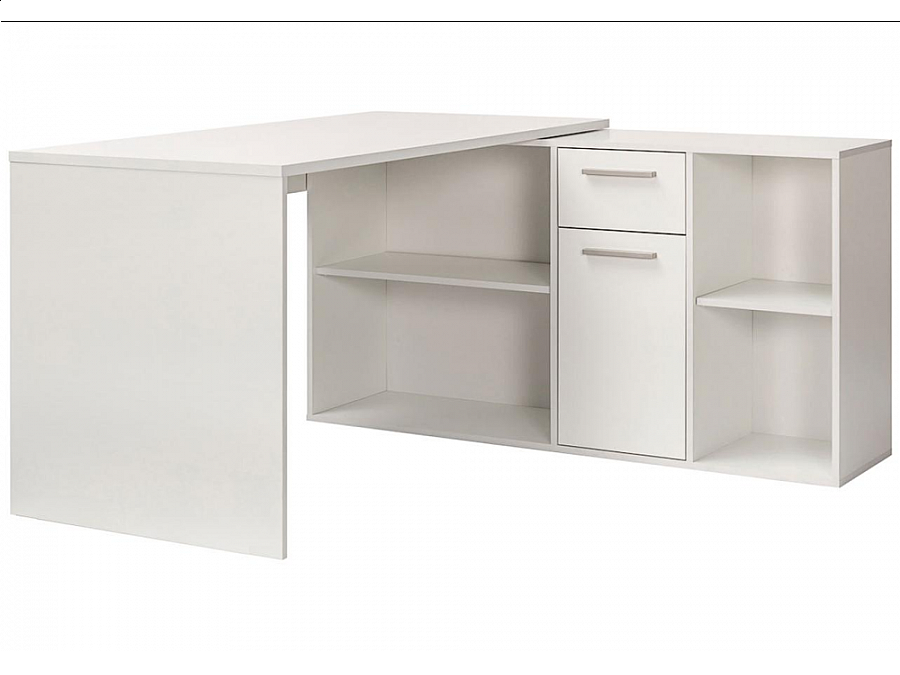 Компьютерный стол Лайт 03.245F белый гладкий 101