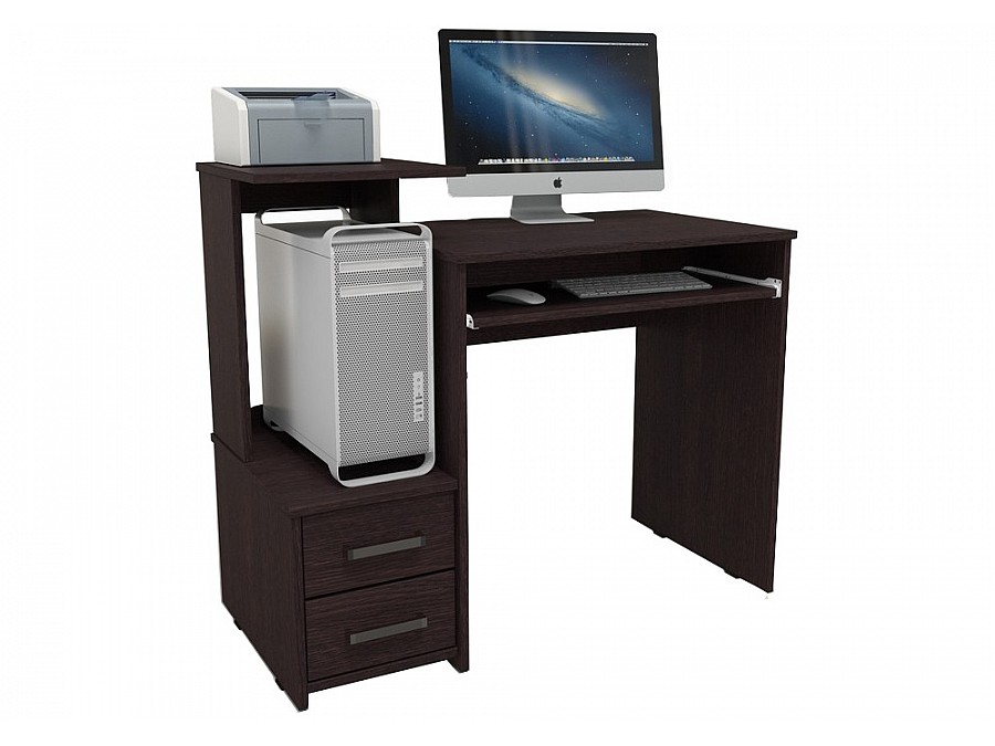 Компьютерный стол Джаз-24 99,6х49,4х86,4 левый венге