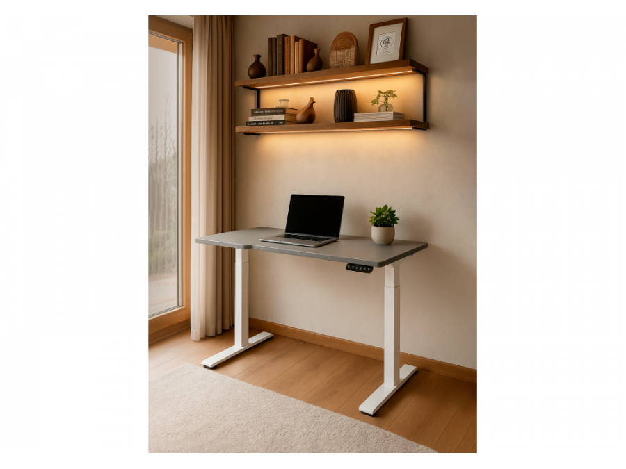 Маркос 140х80 светло-серый / белый