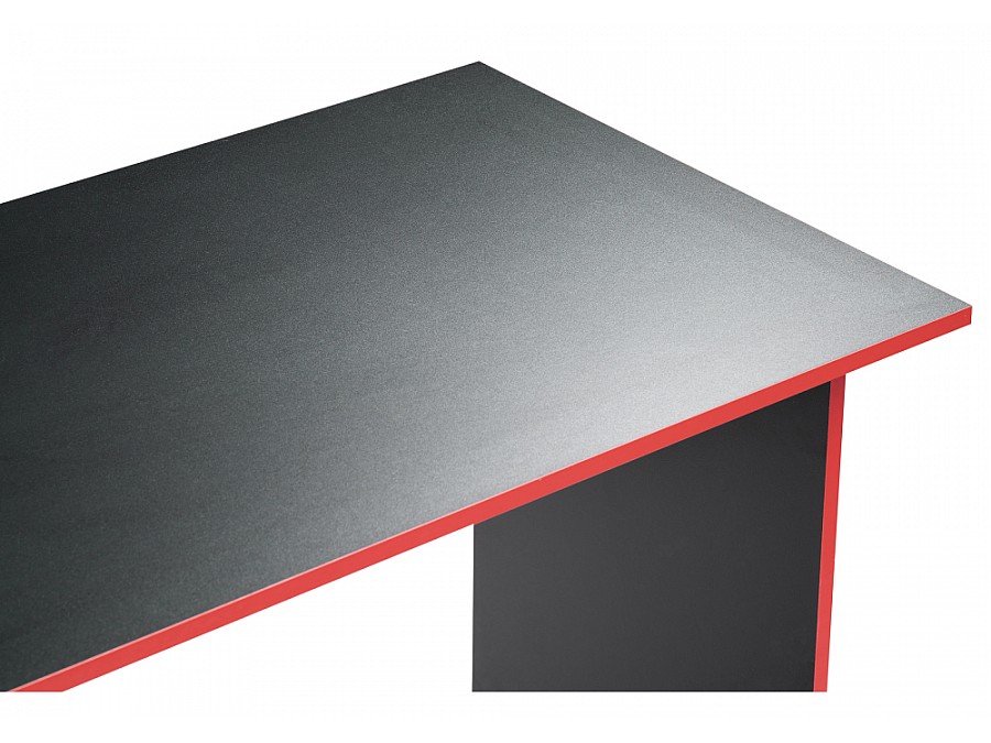 Компьютерный стол Эрмтрауд 110х60х75 черный / красный