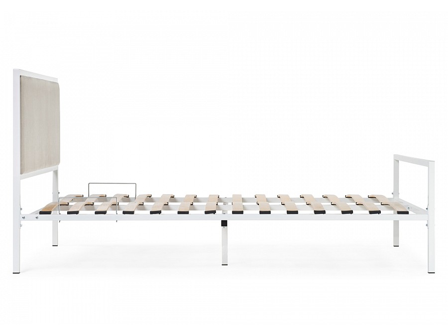 Кровать Эгерт 160х200 белый / light beige