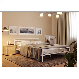 Кровать Рейк 140х200 белая