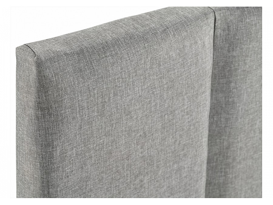 Кровать Афродита-3 160 х 200 см с ПМ рогожка серая
