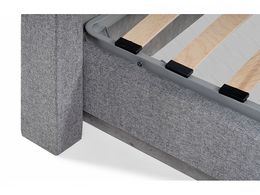 Tulip 160х200 с ПМ метрополитан грей / белая матовая