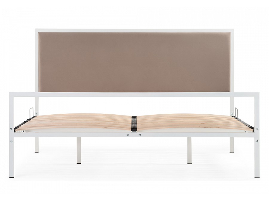 Кровать Эгерт 160х200 белый / cacao