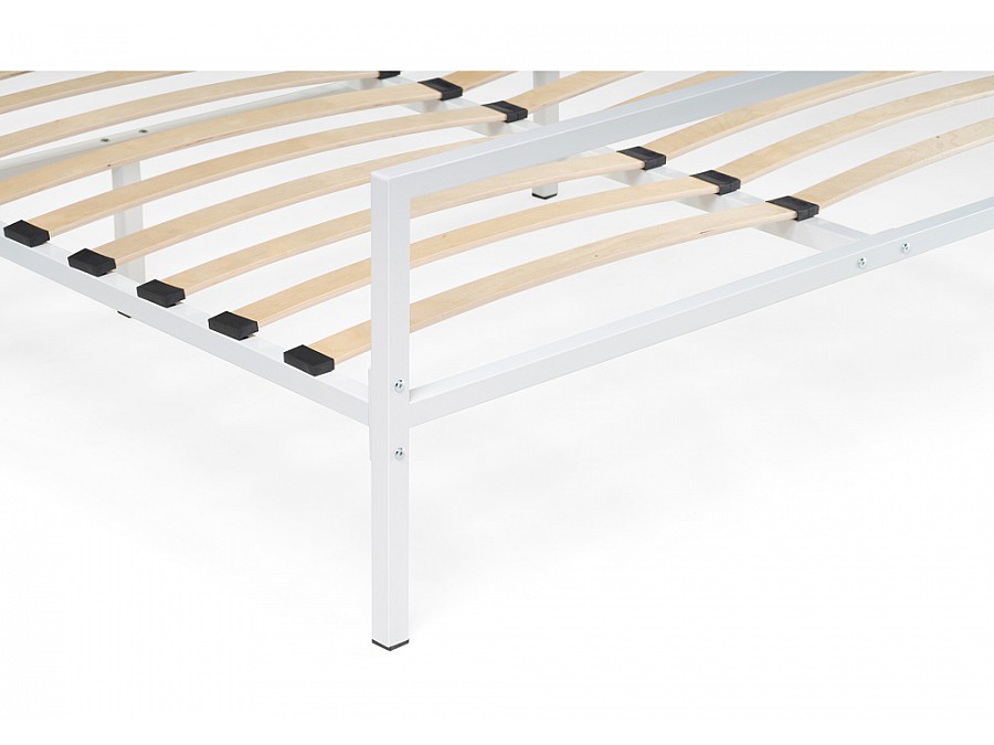 Кровать Эгерт 160х200 белый / light beige