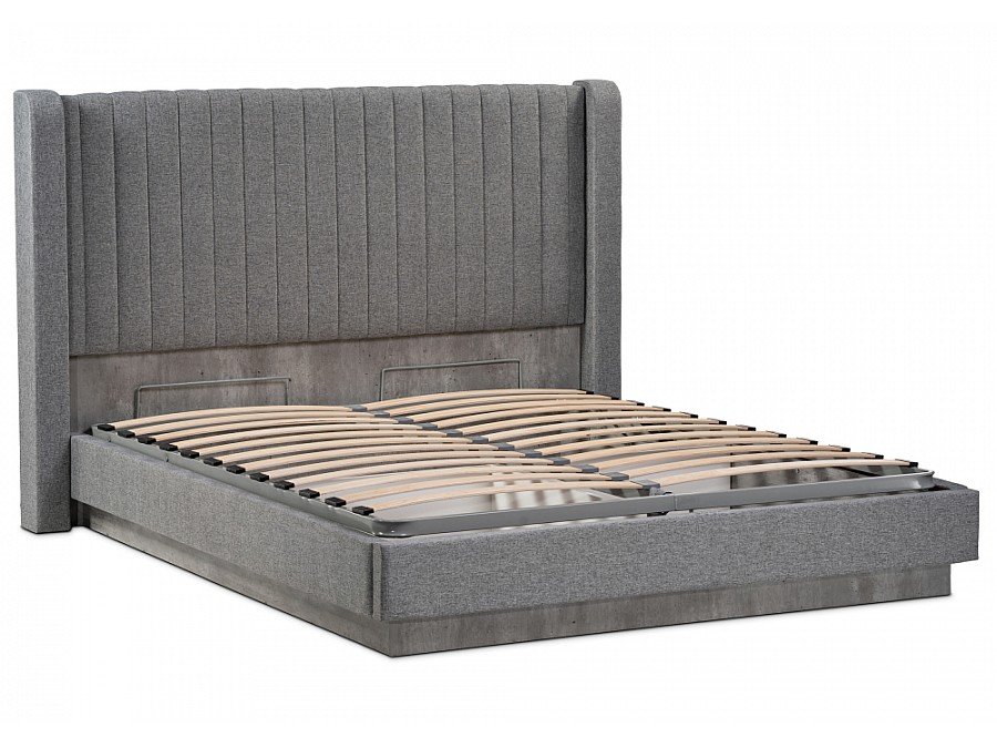 Tulip 160х200 с ПМ метрополитан грей / белая матовая