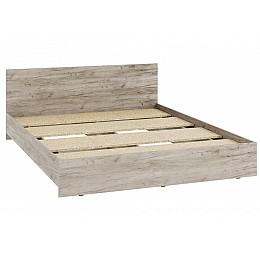 Кровать Адайн КР-160 160х200 дуб крафт серый / дуб крафт серый