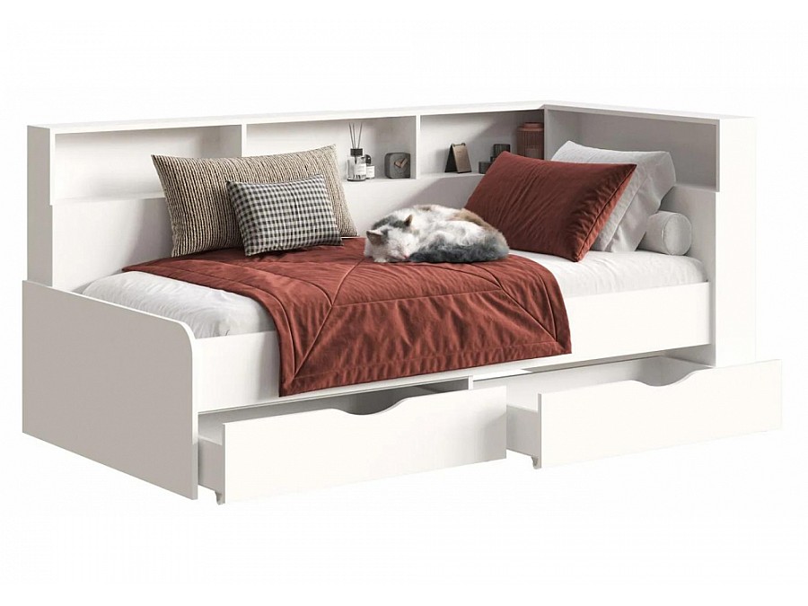 Кровать Амер 190х80 белая