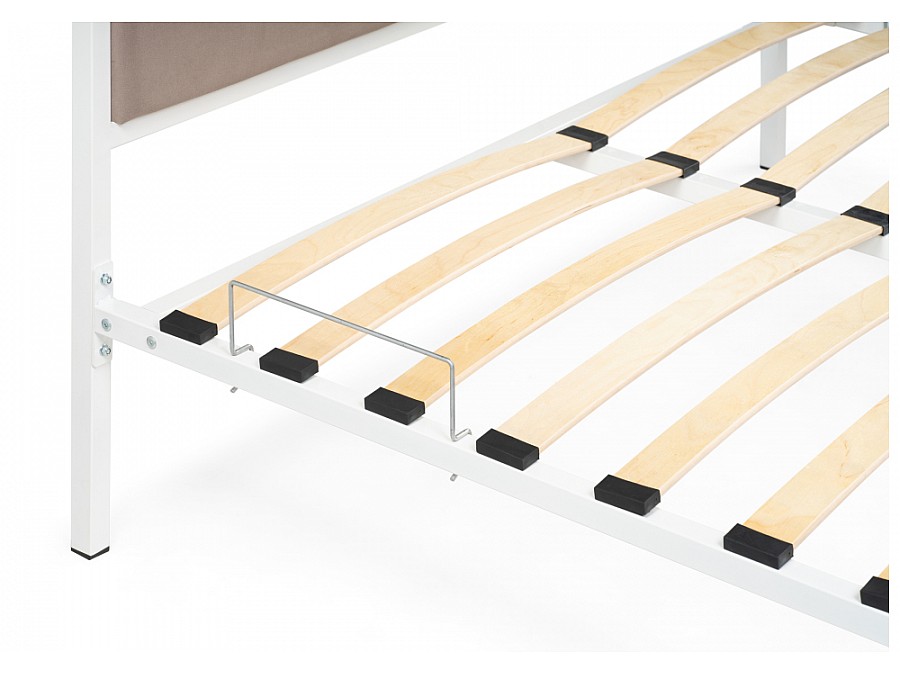 Кровать Эгерт 160х200 белый / cacao