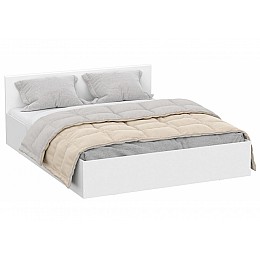 Кровать Валенсия 160х200 белый текстурный