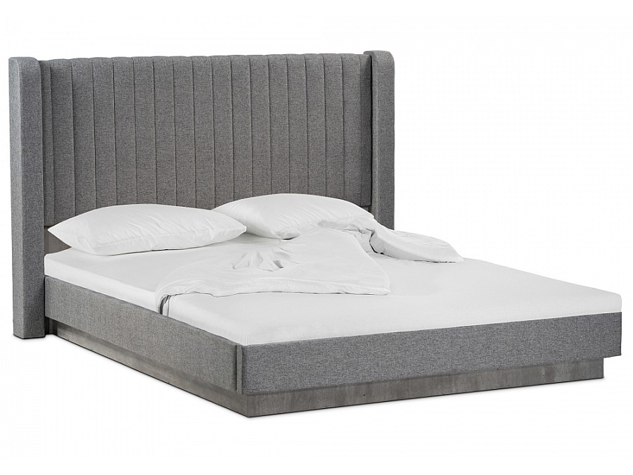 Tulip 160х200 с ПМ метрополитан грей / белая матовая