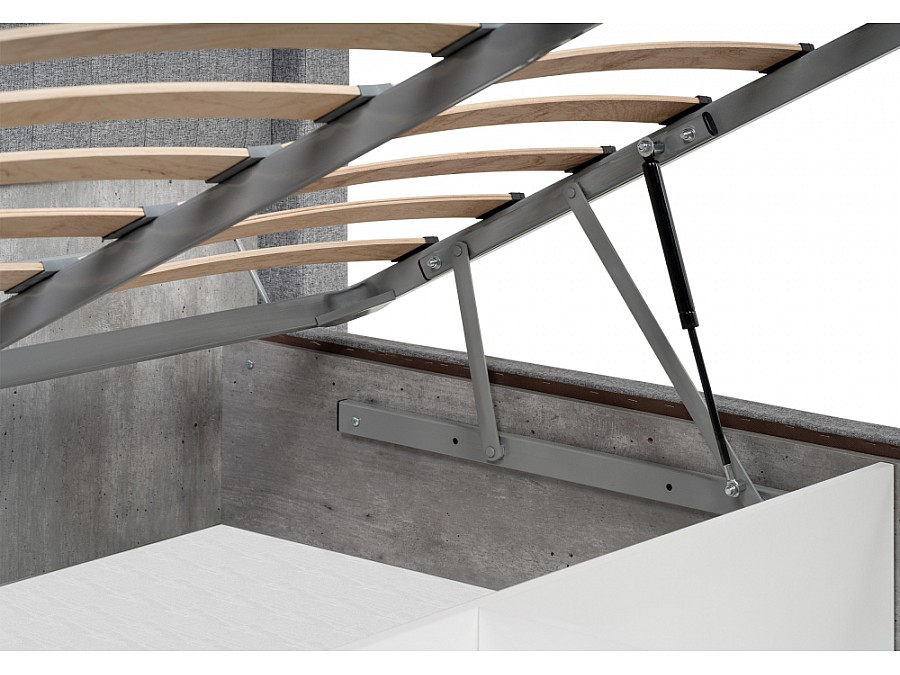 Tulip 160х200 с ПМ метрополитан грей / белая матовая