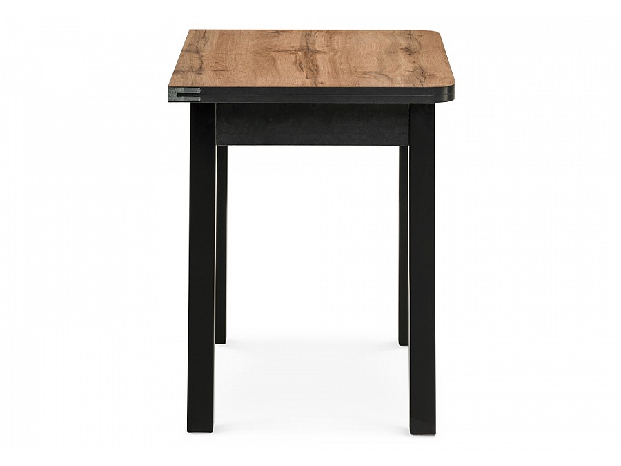 Обеденная группа Мирана черный крокодил / черный / дуб вотан