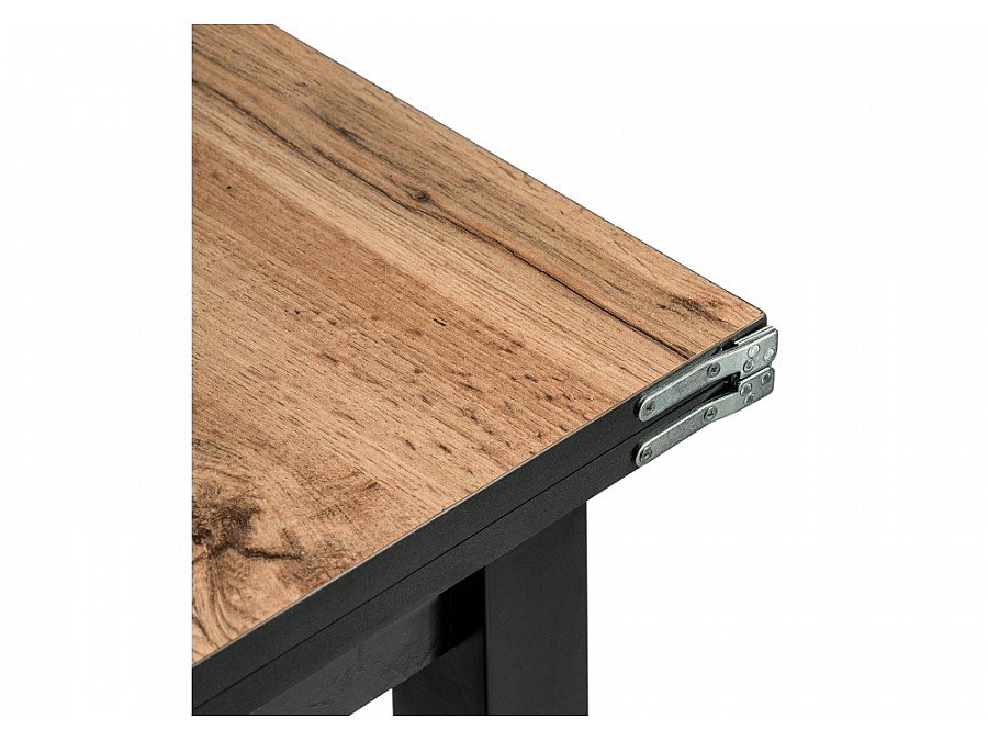 Обеденная группа Мирана черный крокодил / черный / дуб вотан