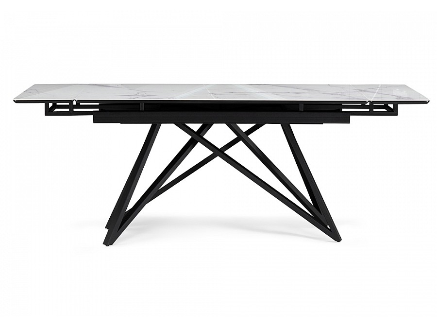 Вилсон 140(200)х80 белый мрамор / черный