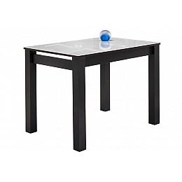 Стол стеклянный Раймунд 100х70х77 венге / белый