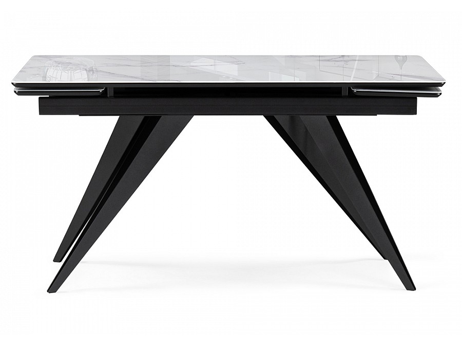 Дарвин 140(200)х80 белый мрамор / черный