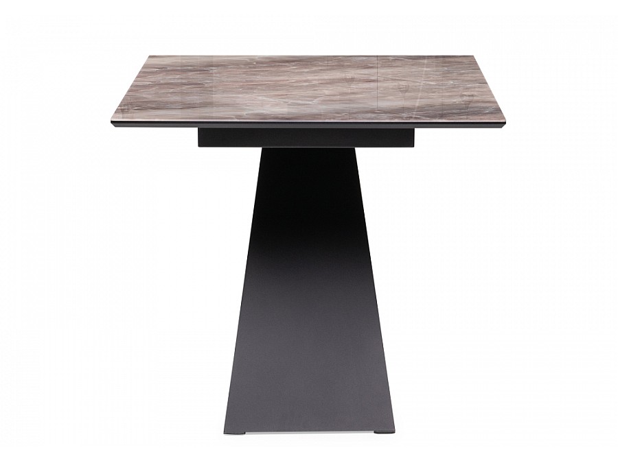 Стол стеклянный Ноттингем 180х90х74 карелия / черный