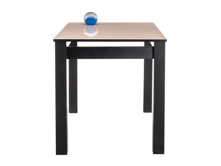 Стол стеклянный Раймунд 100х70х77 венге / бежевый