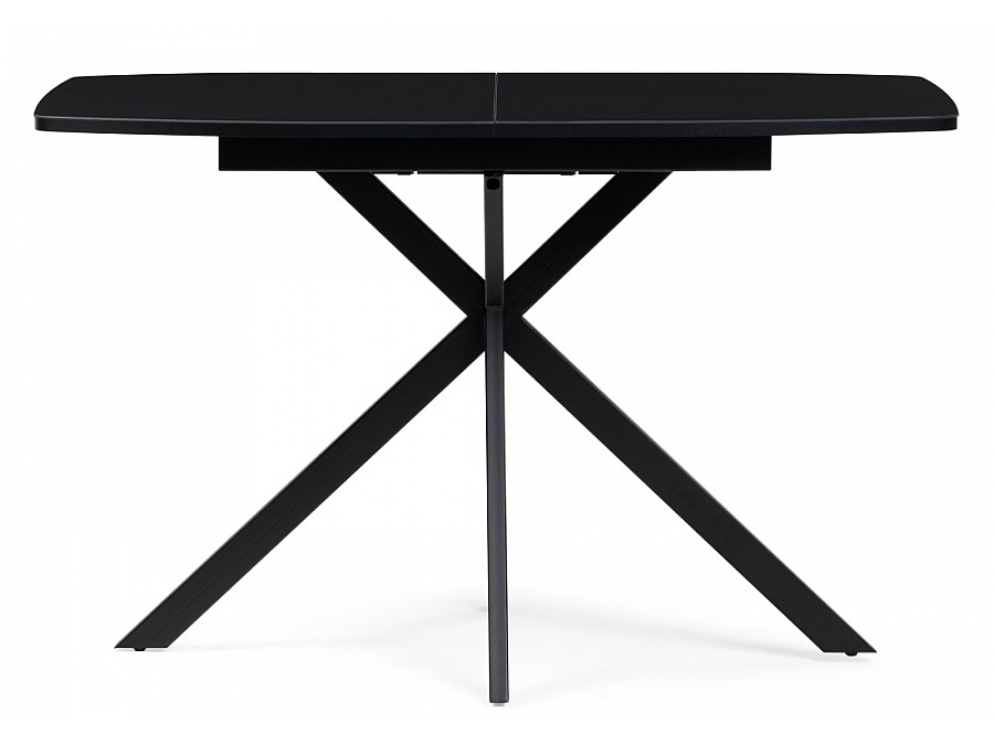 Стол стеклянный Тамаса 120(150)х70х76 черный