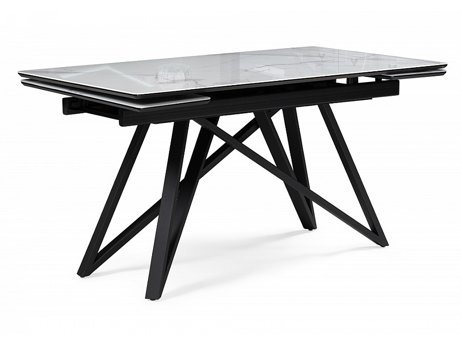 Вилсон 140(200)х80 белый мрамор / черный