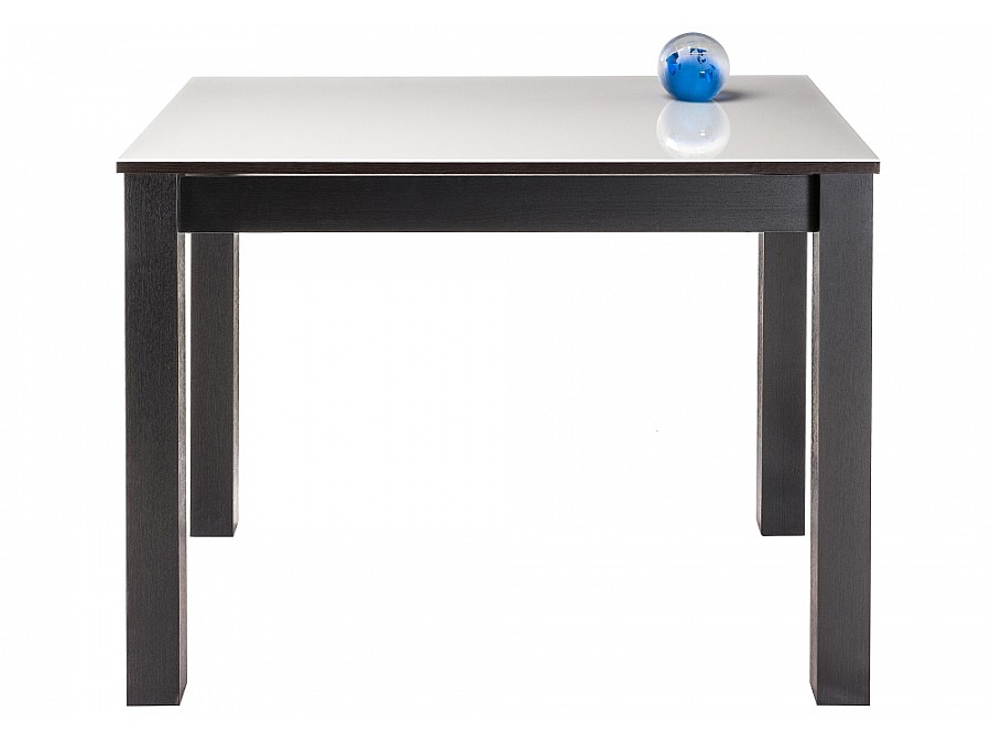 Стол стеклянный Раймунд 100х70х77 венге / белый