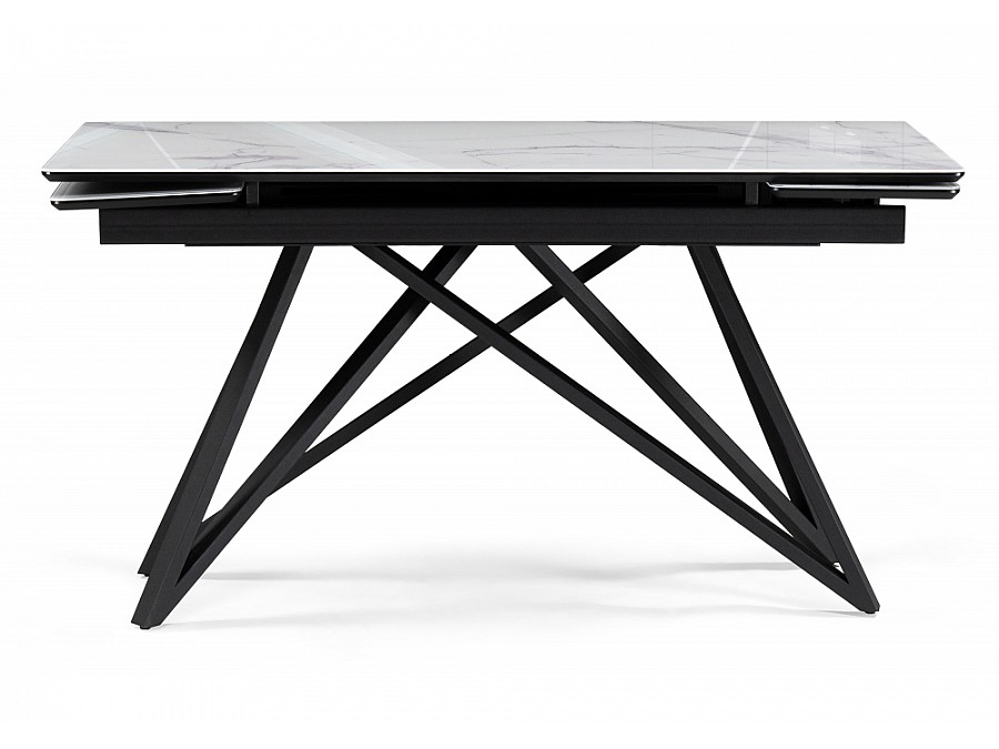 Вилсон 140(200)х80 белый мрамор / черный